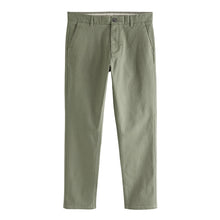 Load image into Gallery viewer, Sage Green Slim Fit Stretch Chinos Trousers