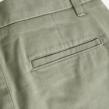 Load image into Gallery viewer, Sage Green Slim Fit Stretch Chinos Trousers