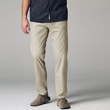 Load image into Gallery viewer, Stone Light Straight Fit Summerweight Stretch Chino Trousers