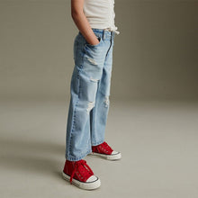 Load image into Gallery viewer, Blue Denim Wide Leg Jeans (3-11yrs)