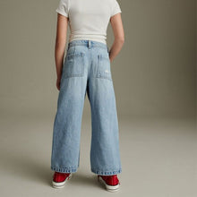 Load image into Gallery viewer, Blue Denim Wide Leg Jeans (3-11yrs)