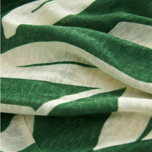 Load image into Gallery viewer, Green Leaf Print Shirt Midi Dress