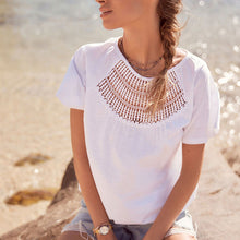 Load image into Gallery viewer, White 100% Cotton T-Shirt