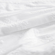 Load image into Gallery viewer, White 100% Cotton Broderie V-Neck Lace Detail Short Sleeve Top