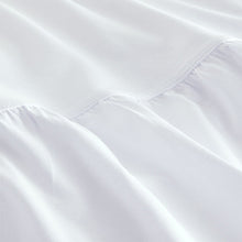 Load image into Gallery viewer, White Sleeveless 100% Cotton Crew Neck Tiered Summer Maxi Jersey Dress