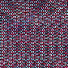 Load image into Gallery viewer, Red Geometric Slim Tie And Pocket Square Set