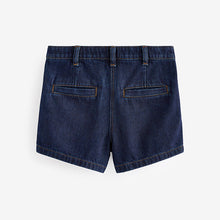 Load image into Gallery viewer, Dark Blue Pocket Denim Shorts