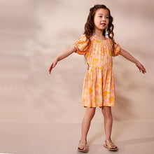 Load image into Gallery viewer, Orange Cutout Playsuit