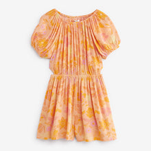 Load image into Gallery viewer, Orange Cutout Playsuit