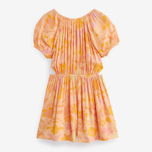 Load image into Gallery viewer, Orange Cutout Playsuit