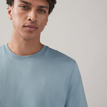 Load image into Gallery viewer, Blue/Navy/White/Steel Regular Fit T-Shirts 4 Pack