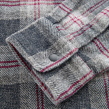 Load image into Gallery viewer, Grey Long Sleeve Check Shirt