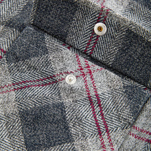Load image into Gallery viewer, Grey Long Sleeve Check Shirt
