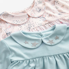 Load image into Gallery viewer, Blue/White Mouse Nighties 2 Pack (2-9yrs)