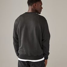 Load image into Gallery viewer, Slate Grey Rich Jersey Crew Sweatshirt