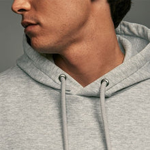 Load image into Gallery viewer, Grey Regular Fit Rich Jersey Fabric Hoodie