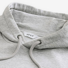 Load image into Gallery viewer, Grey Regular Fit Rich Jersey Fabric Hoodie