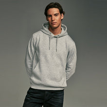 Load image into Gallery viewer, Grey Regular Fit Rich Jersey Fabric Hoodie