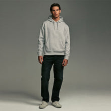 Load image into Gallery viewer, Grey Regular Fit Rich Jersey Fabric Hoodie
