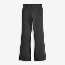 Load image into Gallery viewer, Charcoal Grey Power Sculpting Ponte Flare Leggings