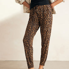 Load image into Gallery viewer, Animal Print Jersey Joggers