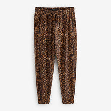 Load image into Gallery viewer, Animal Print Jersey Joggers