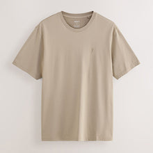 Load image into Gallery viewer, Blue/Green/Neutral/Brown Regular Fit T-Shirts 4 Pack