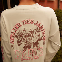 Load image into Gallery viewer, Sage Green 100% Cotton Seam Detail Long Sleeve Skater T-Shirt