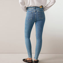 Load image into Gallery viewer, Denim Mid Blue Super Soft Skinny Jeans