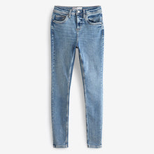 Load image into Gallery viewer, Denim Mid Blue Super Soft Skinny Jeans