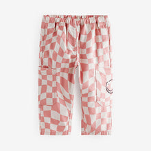 Load image into Gallery viewer, Pink/Cream Checkerboard 100% Cotton Trousers (3mths-6yrs)