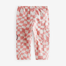 Load image into Gallery viewer, Pink/Cream Checkerboard 100% Cotton Trousers (3mths-6yrs)
