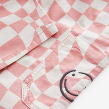 Load image into Gallery viewer, Pink/Cream Checkerboard 100% Cotton Trousers (3mths-6yrs)