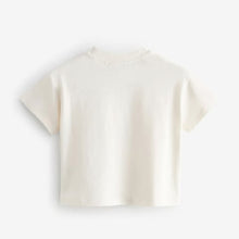 Load image into Gallery viewer, Cream Bunny Short Sleeve 100% Cotton T-Shirt