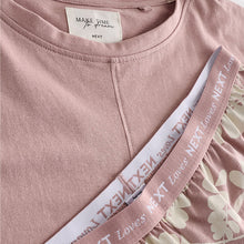 Load image into Gallery viewer, Pink Leaf 100% Cotton Long Sleeve Pyjamas