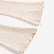 Load image into Gallery viewer, Oatmeal Cream Rib Flare Leggings (3mths-6yrs)
