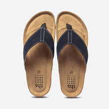 Load image into Gallery viewer, Flip-flops man very comfort mix materials Marine