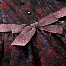 Load image into Gallery viewer, Floral Print Mesh Tie Back Party Dress (3-12yrs)