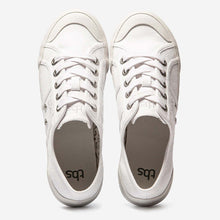 Load image into Gallery viewer, OPIACE Women's Comfort Tennis Shoes In White Canvas