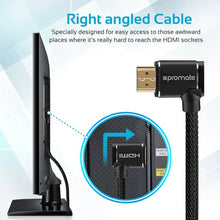 Load image into Gallery viewer, PROMATE HDMI to HDMI, High Definition Right Angle 4K HDMI Audio Video Cable