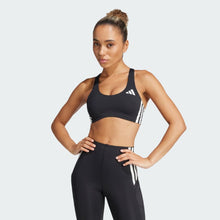 Load image into Gallery viewer, Powerreact Train Medium-Support 3-Stripes Bra