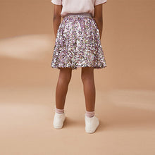 Load image into Gallery viewer, Pink/Purple Sequin Skirt (3-12yrs)