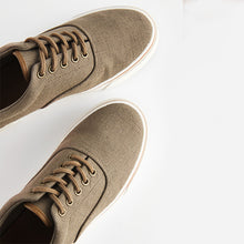 Load image into Gallery viewer, Khaki Green Classic Canvas Pumps