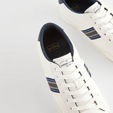 Load image into Gallery viewer, White Side Stripe Trainers