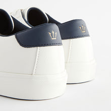 Load image into Gallery viewer, White Side Stripe Trainers