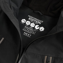 Load image into Gallery viewer, Black Waterproof Fleece Hooded Lined Jacket (3-12yrs)