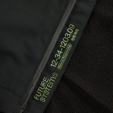 Load image into Gallery viewer, Black Waterproof Fleece Hooded Lined Jacket (3-12yrs)