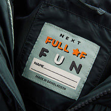 Load image into Gallery viewer, Charcoal Grey Shower Resistant Padded Puffer Coat (3mths-6yrs)