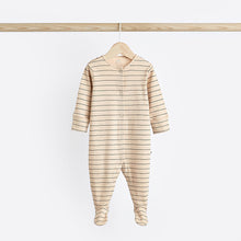 Load image into Gallery viewer, Neutral Baby 100% Cotton Sleepsuits 3 Pack (0mths-2yrs)