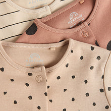 Load image into Gallery viewer, Neutral Baby 100% Cotton Sleepsuits 3 Pack (0mths-2yrs)